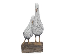 Home Birds by Rebecca Lardner - Cold Cast Porcelain sized 17x8 inches. Available from Whitewall Galleries